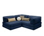 Atelier Del Sofa Kanyon Sofá-Cama Esquinero Azul Marino